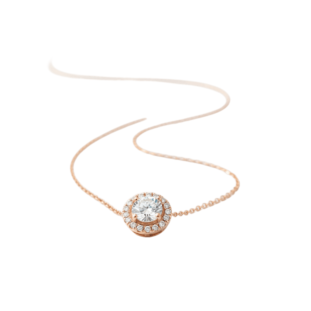 Dainty Halo Necklace