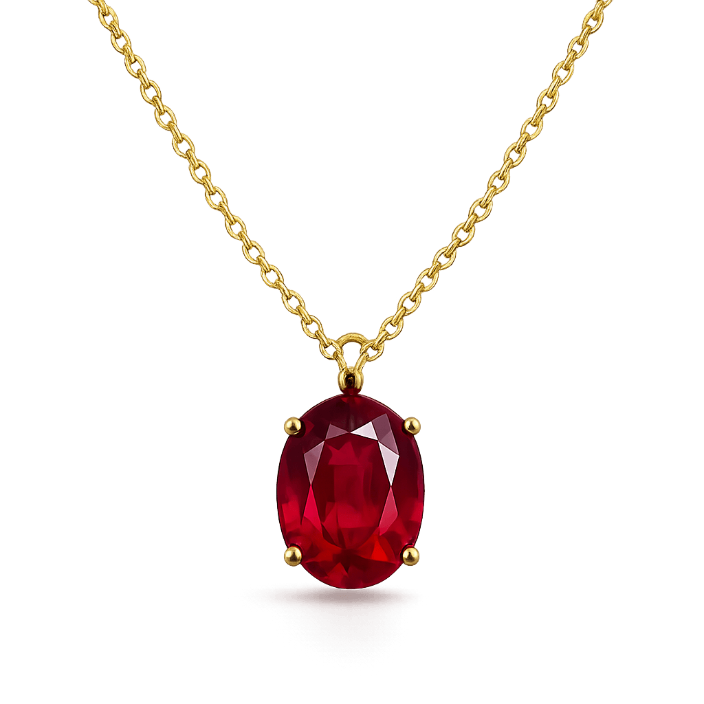 Elegant Ruby Necklace
