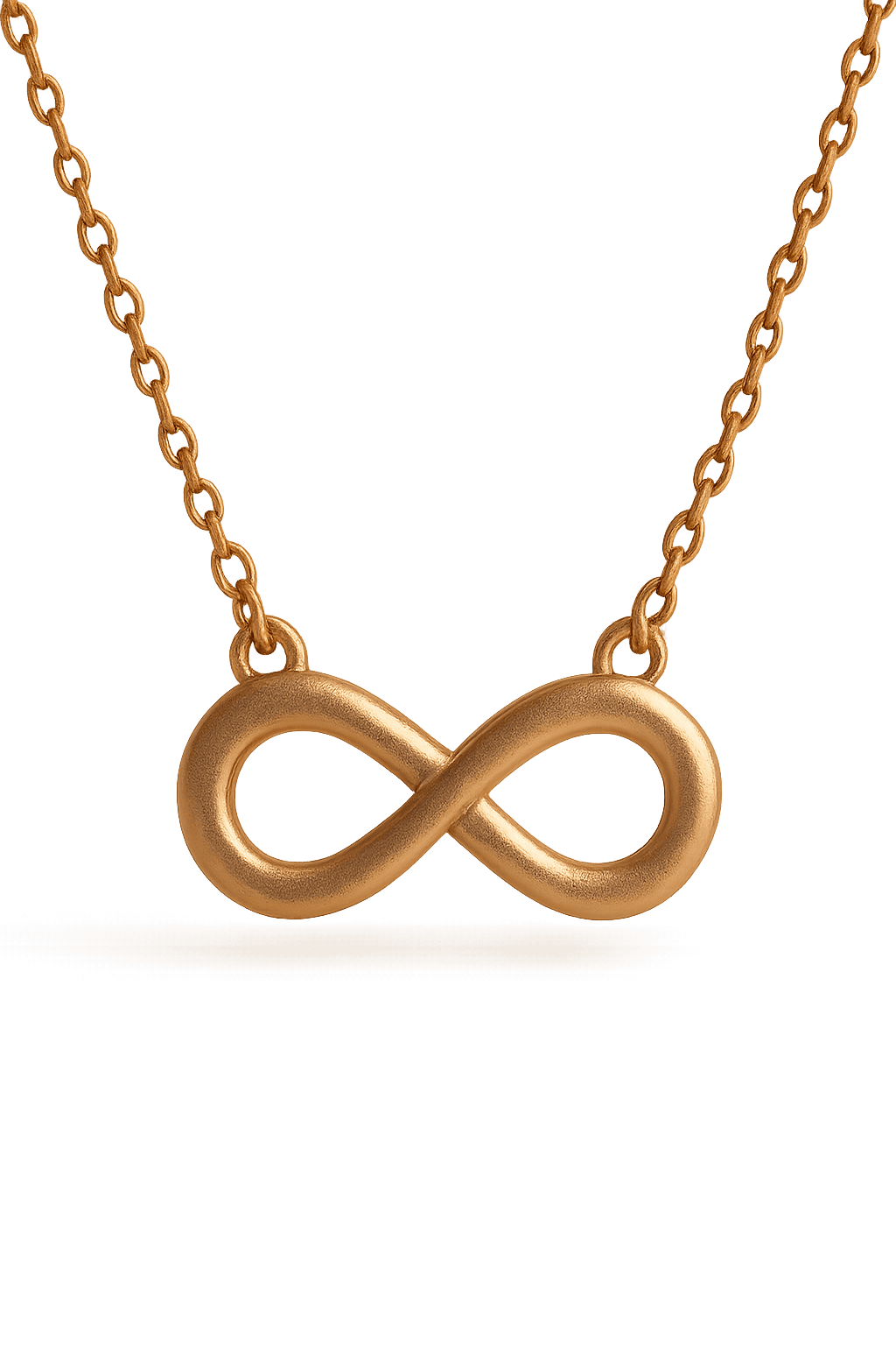 Rose Gold Infinity Necklace